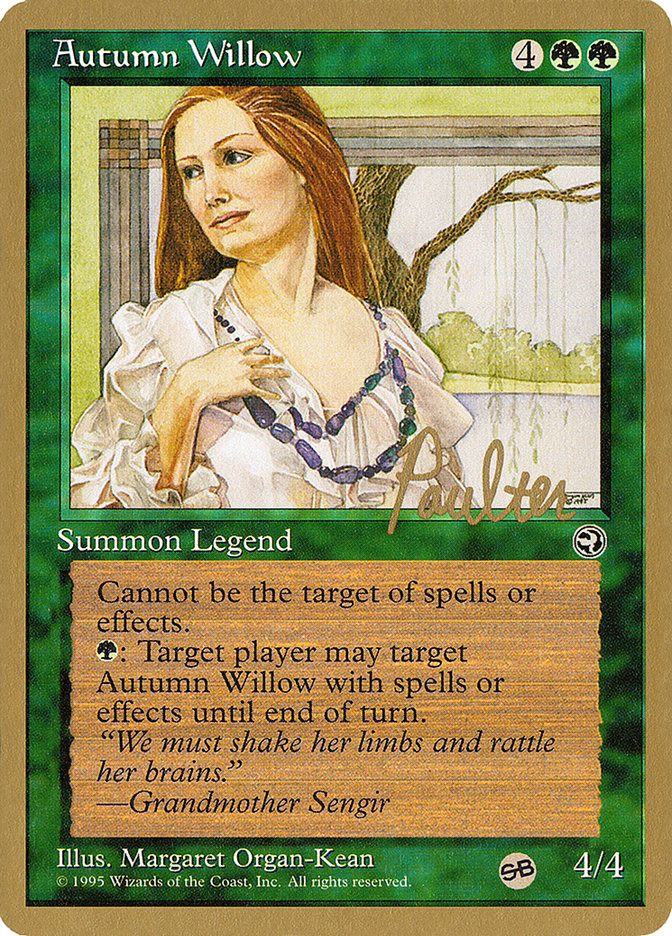 Autumn Willow (Preston Poulter) (SB) [Pro Tour Collector Set] - The Mythic Store | 24h Order Processing