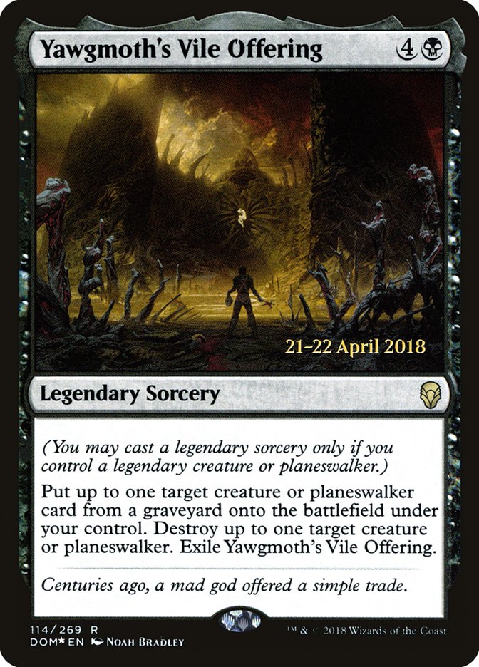 Yawgmoth's Vile Offering [Dominaria Prerelease Promos] - The Mythic Store | 24h Order Processing