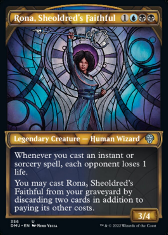 Rona, Sheoldred's Faithful (Showcase Textured) [Dominaria United] - The Mythic Store | 24h Order Processing