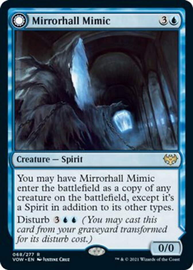 Mirrorhall Mimic // Ghastly Mimicry [Innistrad: Crimson Vow] - The Mythic Store | 24h Order Processing