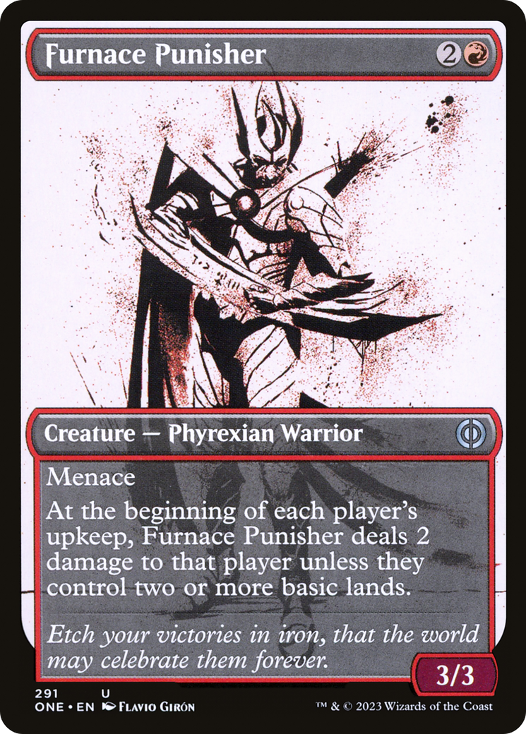 Furnace Punisher (Showcase Ichor) [Phyrexia: All Will Be One] - The Mythic Store | 24h Order Processing