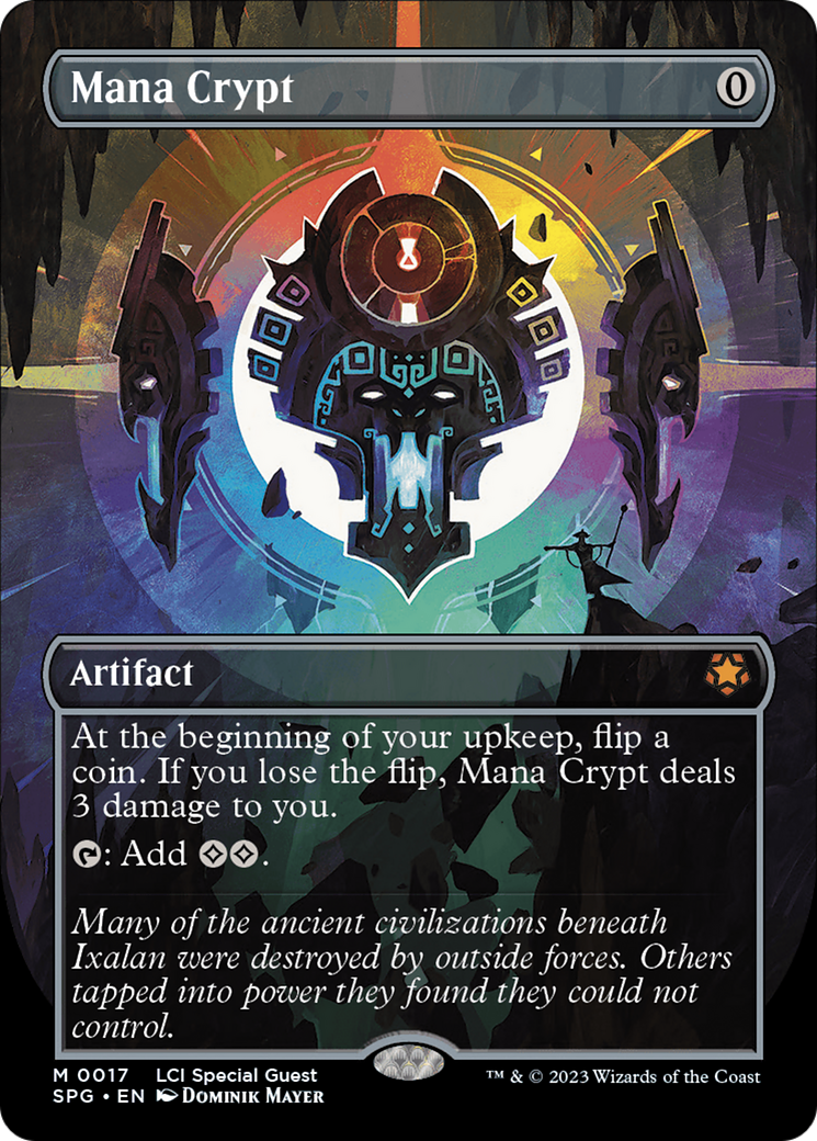 Mana Crypt (Borderless) [The Lost Caverns of Ixalan Special Guests] - The Mythic Store | 24h Order Processing