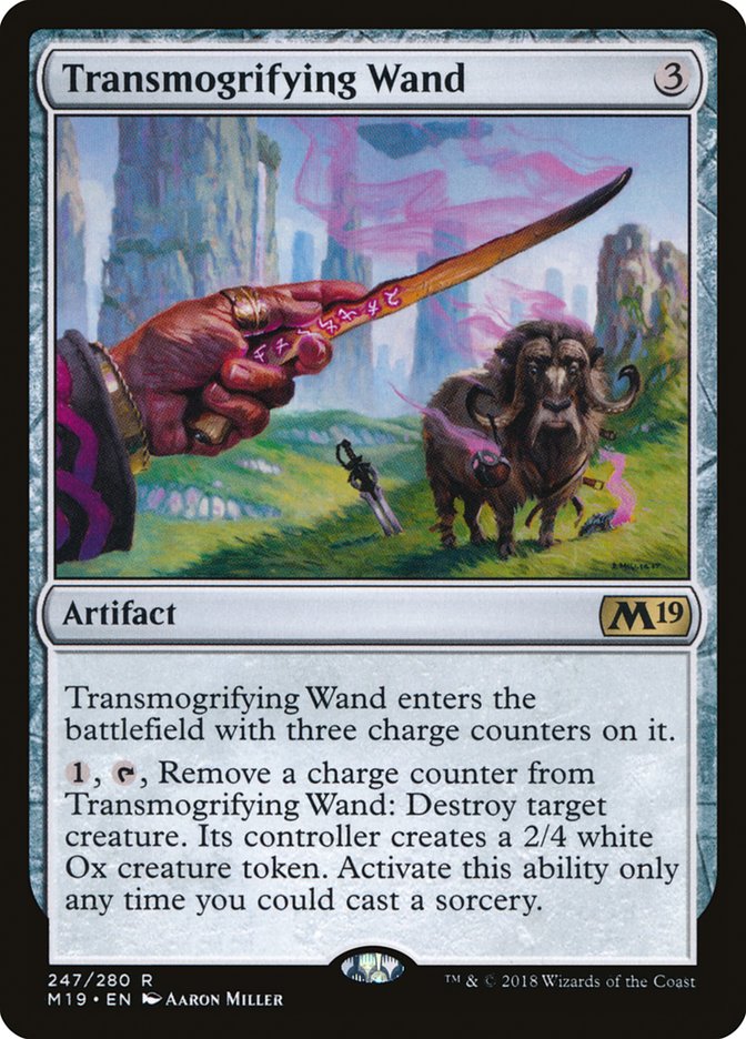 Transmogrifying Wand [Core Set 2019] - The Mythic Store | 24h Order Processing