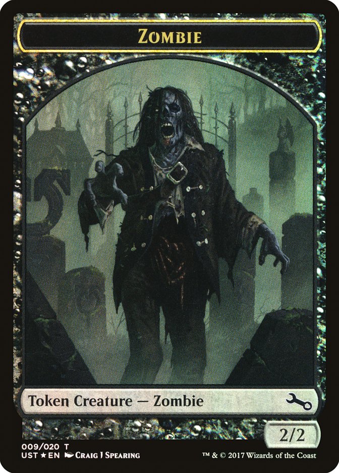 Zombie // Zombie Double-Sided Token [Unstable Tokens] - The Mythic Store | 24h Order Processing