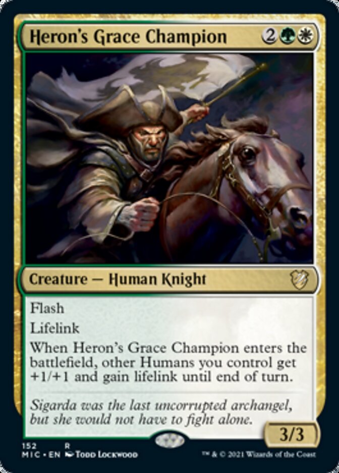 Heron's Grace Champion [Innistrad: Midnight Hunt Commander] - The Mythic Store | 24h Order Processing