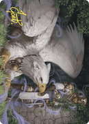 Dutiful Griffin Art Card (Gold-Stamped Signature) [Wilds of Eldraine Art Series] - The Mythic Store | 24h Order Processing