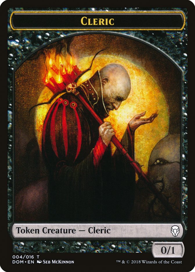 Cleric Token [Dominaria Tokens] - The Mythic Store | 24h Order Processing