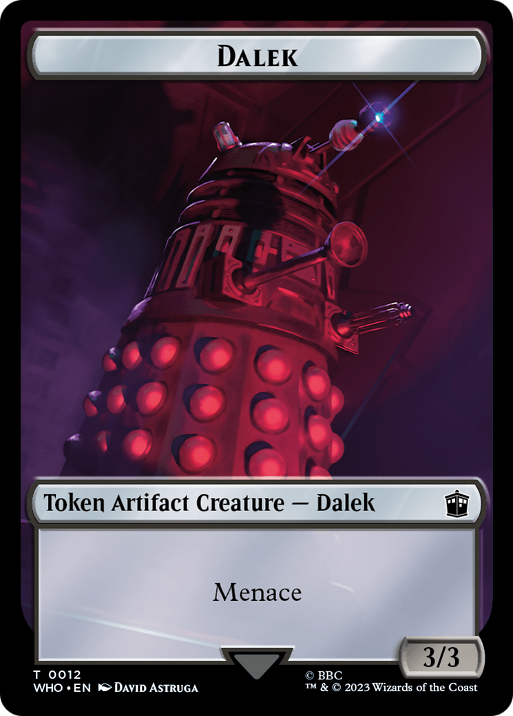 Dalek // Treasure (0031) Double-Sided Token [Doctor Who Tokens] - The Mythic Store | 24h Order Processing