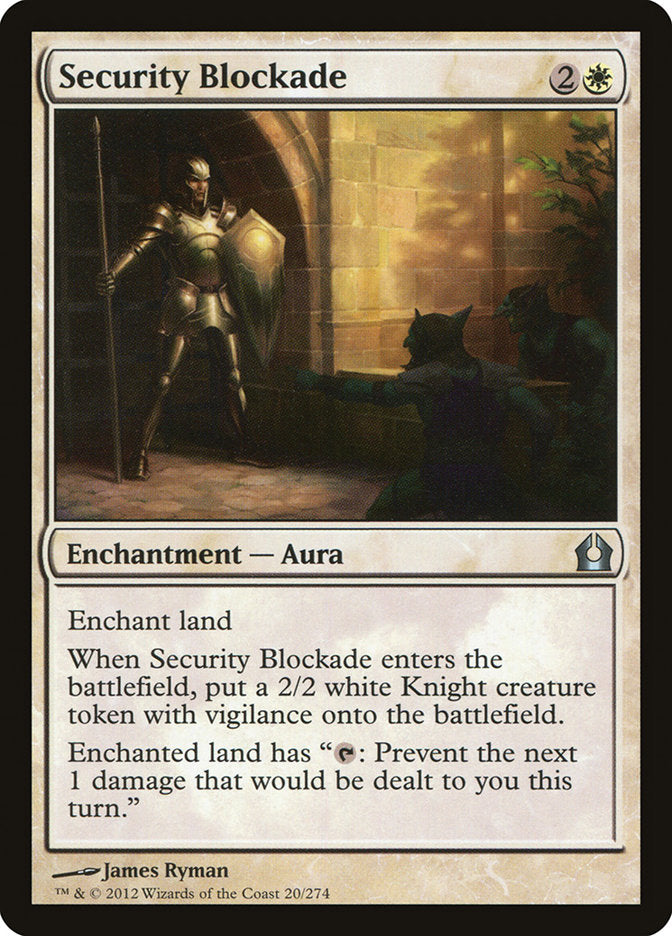 Security Blockade [Return to Ravnica] - The Mythic Store | 24h Order Processing