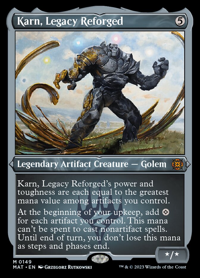 Karn, Legacy Reforged (Foil Etched) [March of the Machine: The Aftermath] - The Mythic Store | 24h Order Processing