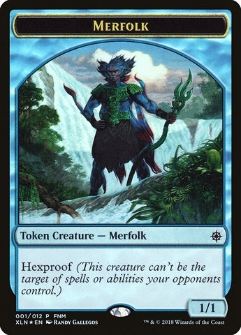 Merfolk // Treasure Double-Sided Token [Friday Night Magic 2018] - The Mythic Store | 24h Order Processing