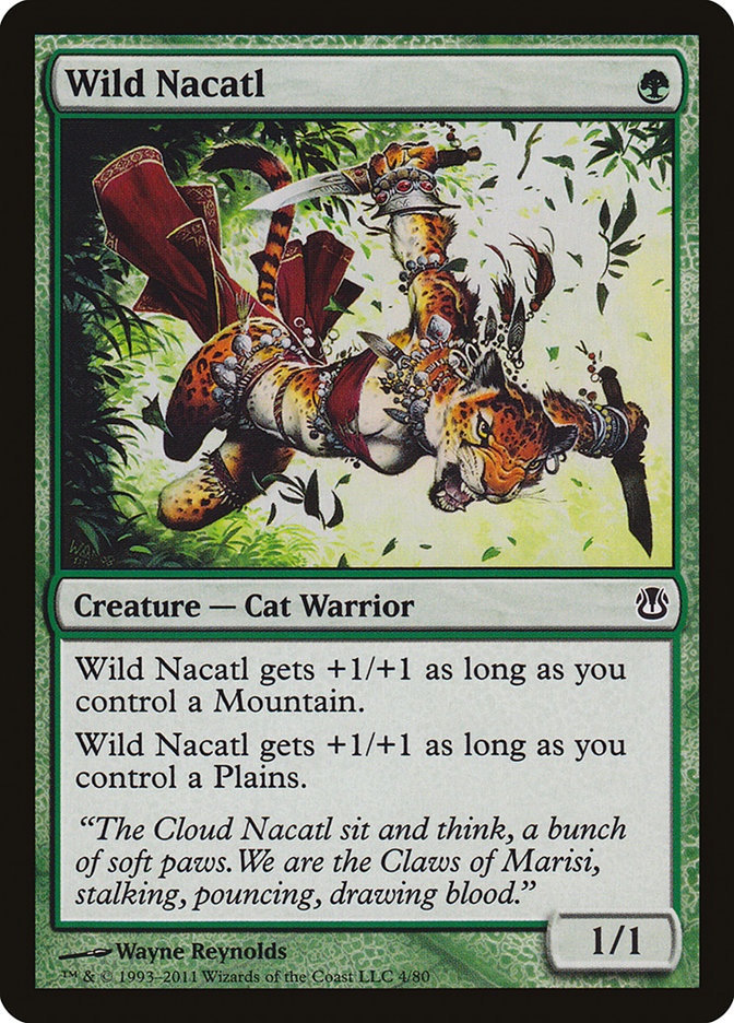 Wild Nacatl [Duel Decks: Ajani vs. Nicol Bolas] - The Mythic Store | 24h Order Processing