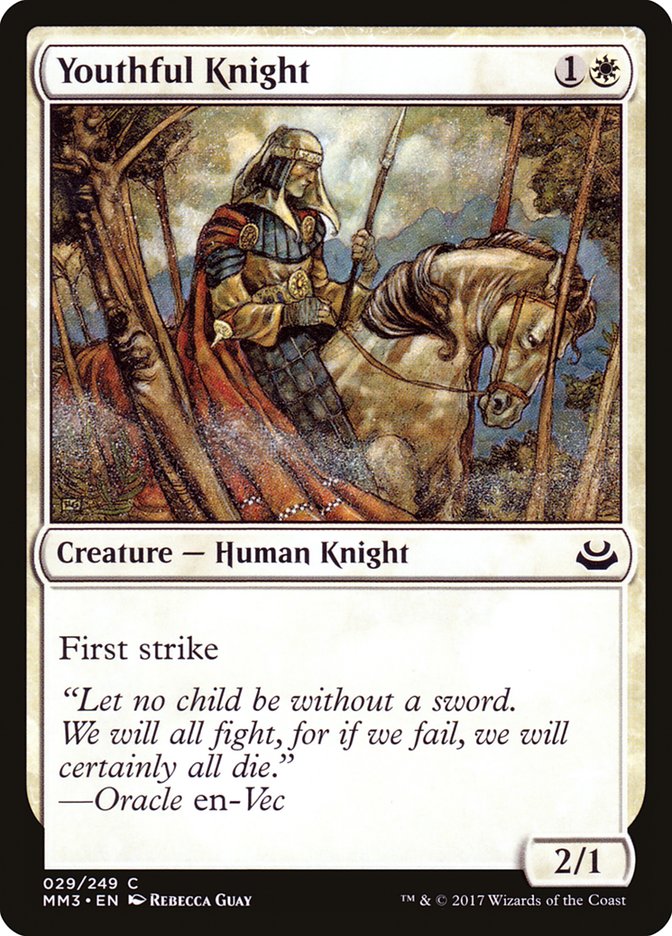 Youthful Knight [Modern Masters 2017] - The Mythic Store | 24h Order Processing