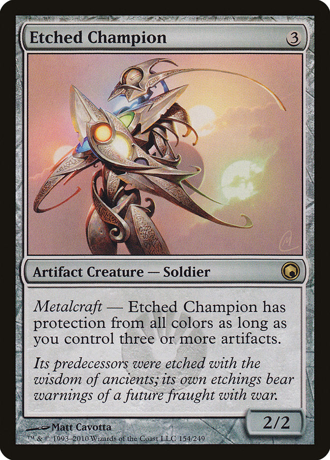 Etched Champion [Scars of Mirrodin] - The Mythic Store | 24h Order Processing