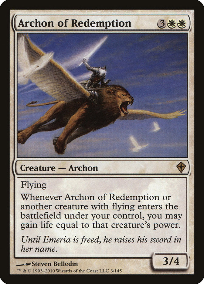 Archon of Redemption [Worldwake] - The Mythic Store | 24h Order Processing