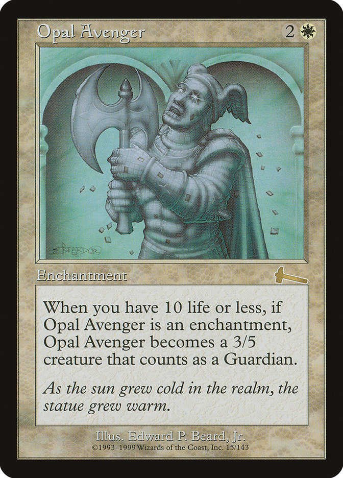 Opal Avenger [Urza's Legacy] - The Mythic Store | 24h Order Processing