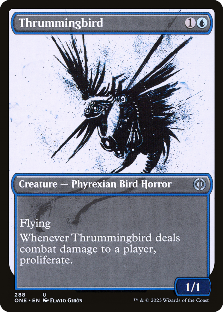 Thrummingbird (Showcase Ichor) [Phyrexia: All Will Be One] - The Mythic Store | 24h Order Processing