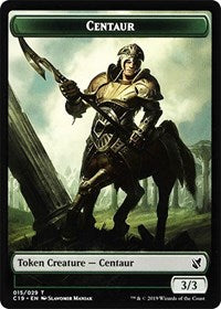 Centaur // Egg Double-Sided Token [Commander 2019 Tokens] - The Mythic Store | 24h Order Processing