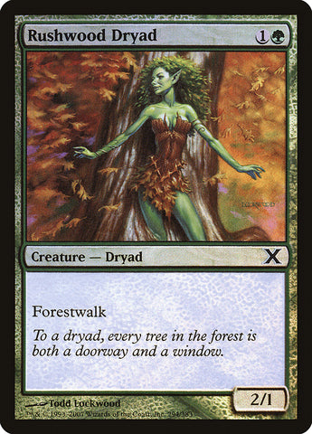 Rushwood Dryad (Premium Foil) [Tenth Edition] - The Mythic Store | 24h Order Processing