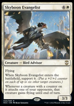 Skyboon Evangelist (Promo Pack) [Streets of New Capenna Commander Promos] - The Mythic Store | 24h Order Processing