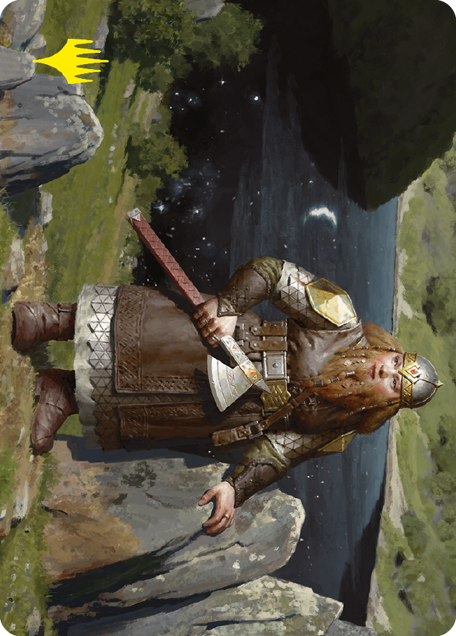 Mirrormere Guardian Art Card (Gold-Stamped Signature) [The Lord of the Rings: Tales of Middle-earth Art Series] - The Mythic Store | 24h Order Processing