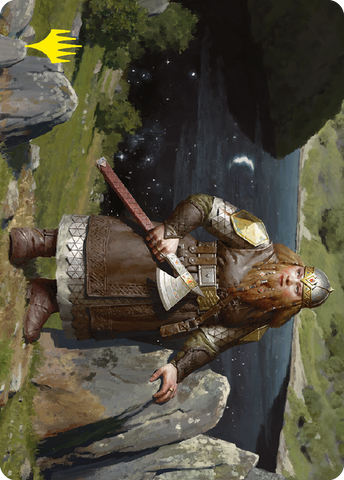 Mirrormere Guardian Art Card (Gold-Stamped Signature) [The Lord of the Rings: Tales of Middle-earth Art Series] - The Mythic Store | 24h Order Processing