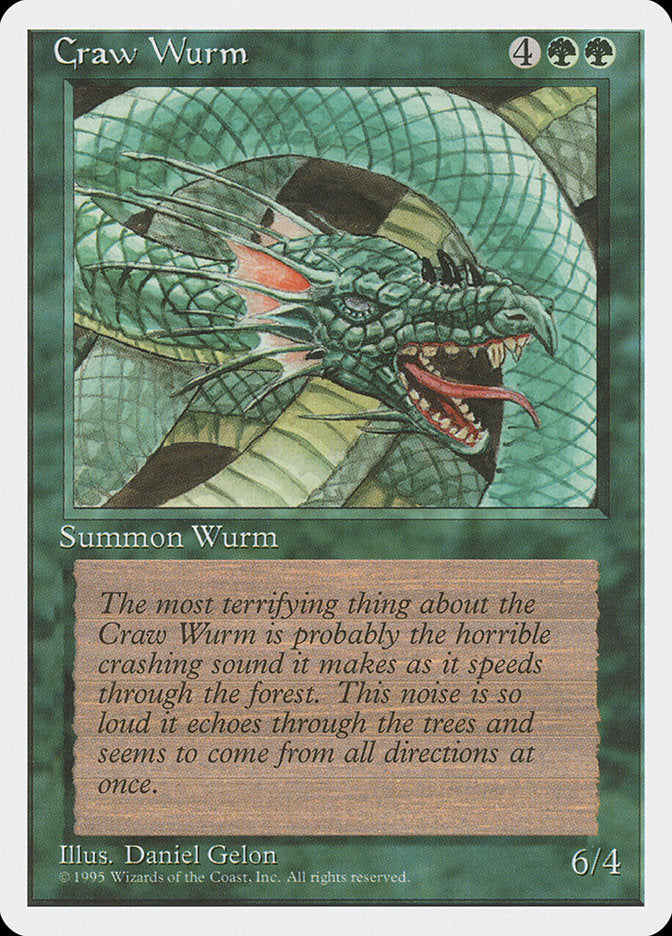 Craw Wurm [Fourth Edition] - The Mythic Store | 24h Order Processing
