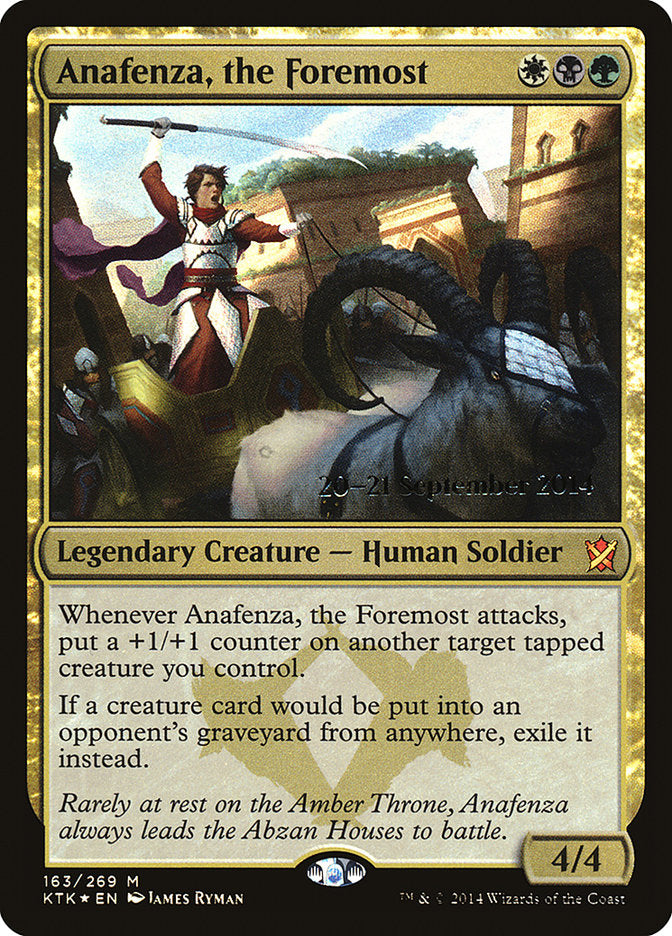 Anafenza, the Foremost [Khans of Tarkir Prerelease Promos] - The Mythic Store | 24h Order Processing