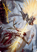Elspeth's Smite Art Card (Gold-Stamped Signature) [March of the Machine Art Series] - The Mythic Store | 24h Order Processing