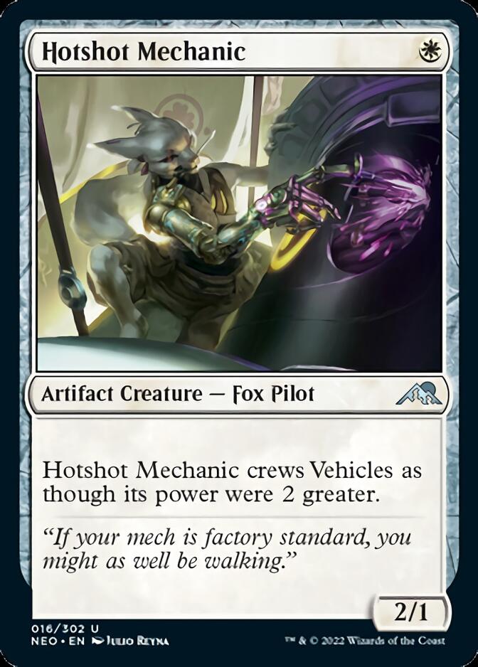 Hotshot Mechanic [Kamigawa: Neon Dynasty] - The Mythic Store | 24h Order Processing