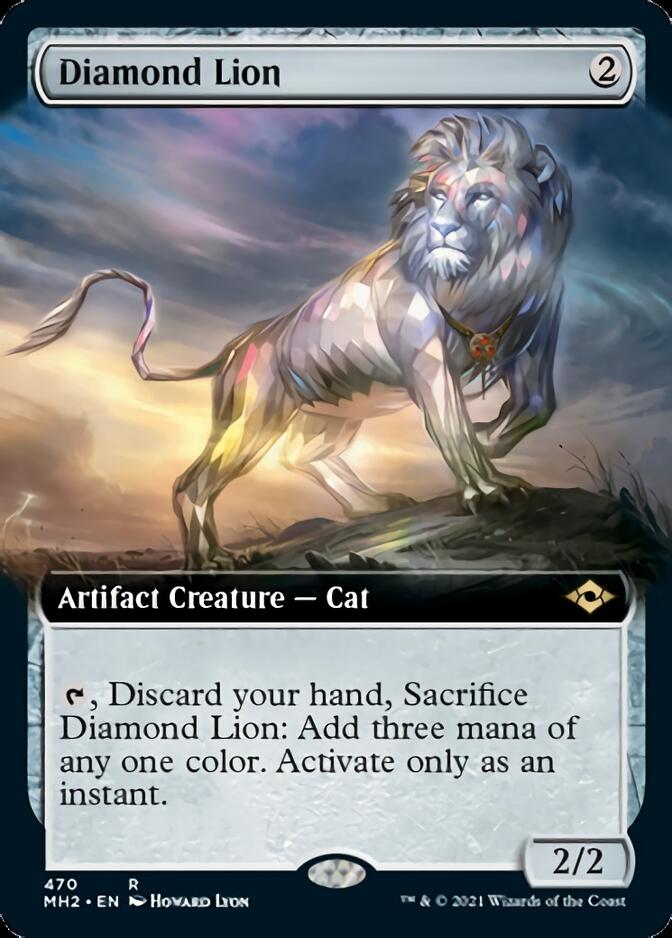 Diamond Lion (Extended Art) [Modern Horizons 2] - The Mythic Store | 24h Order Processing