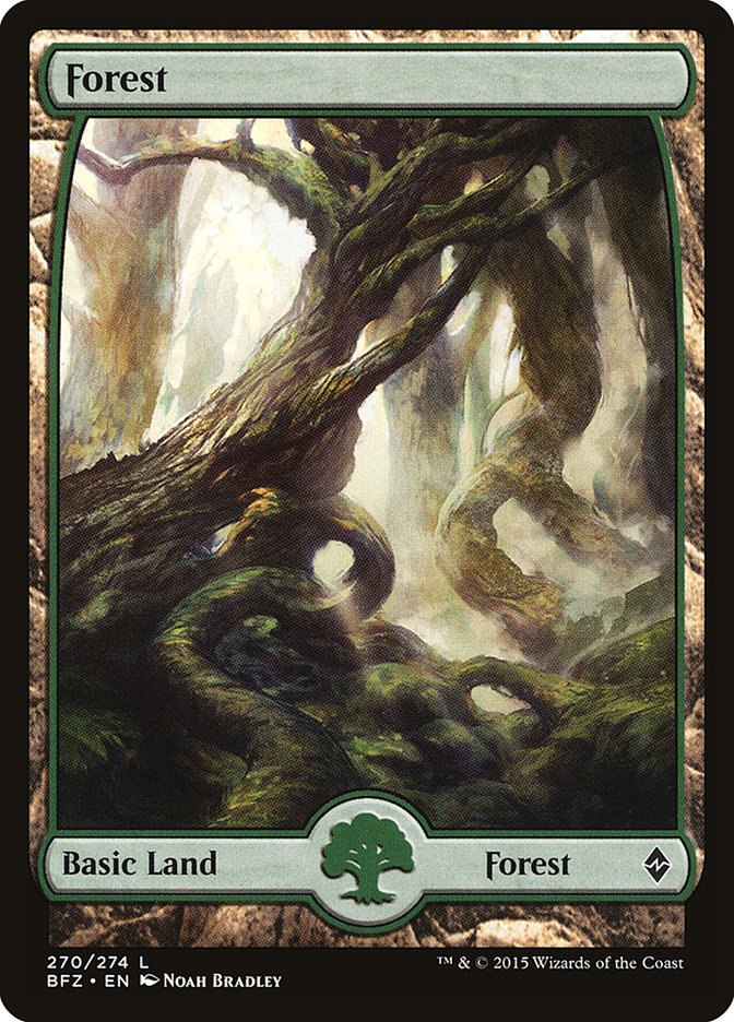 Forest (270) (Full Art) [Battle for Zendikar] - The Mythic Store | 24h Order Processing