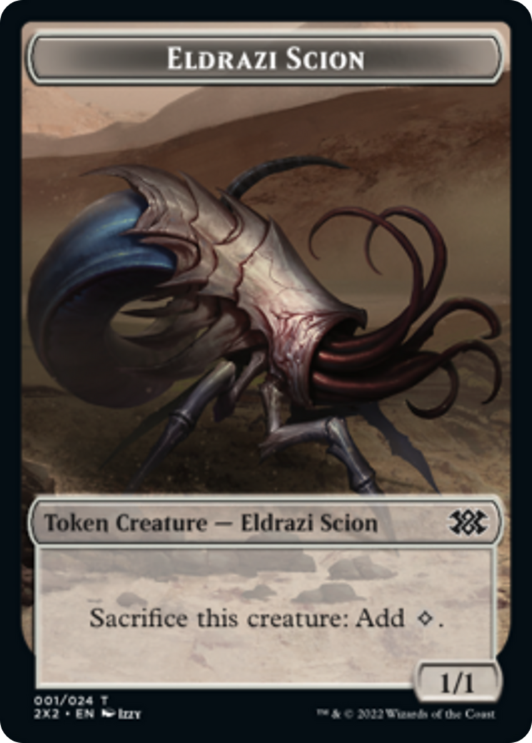 Zombie // Eldrazi Scion Double-Sided Token [Double Masters 2022 Tokens] - The Mythic Store | 24h Order Processing