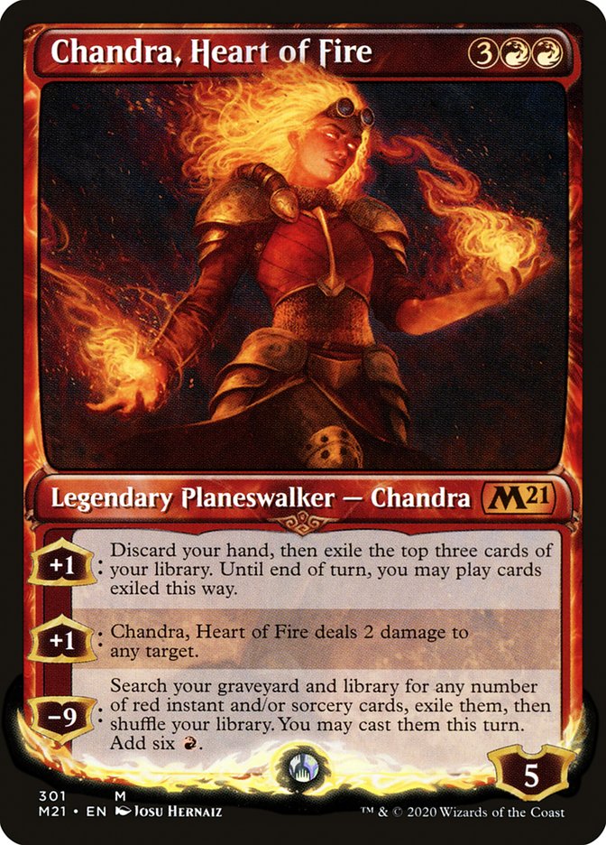 Chandra, Heart of Fire (Showcase) [Core Set 2021] - The Mythic Store | 24h Order Processing