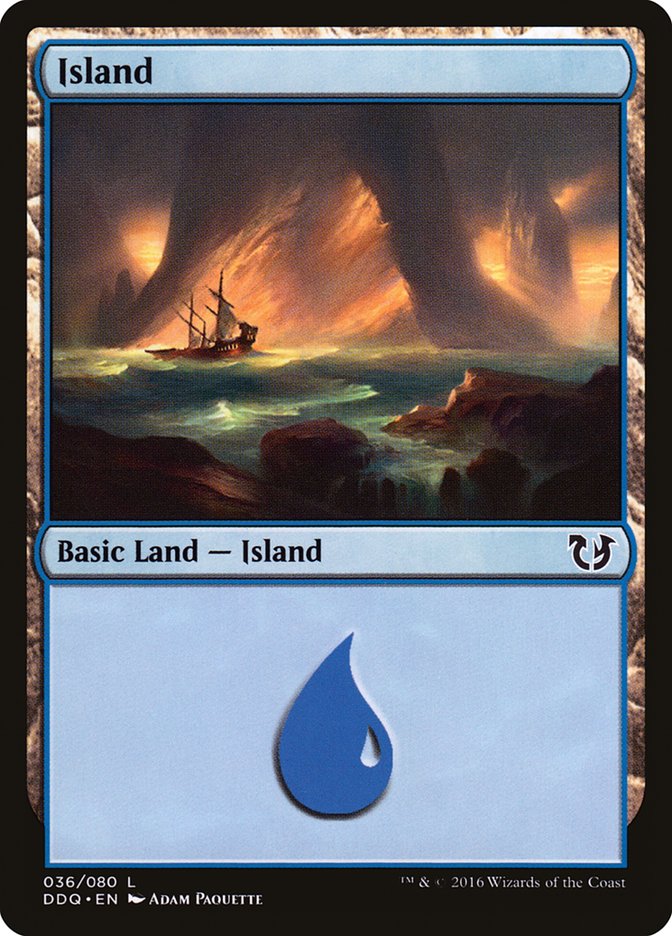 Island (36) [Duel Decks: Blessed vs. Cursed] - The Mythic Store | 24h Order Processing