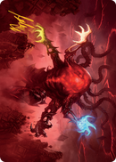 Omnath, Locus of All Art Card (51) (Gold-Stamped Signature) [March of the Machine Art Series] - The Mythic Store | 24h Order Processing