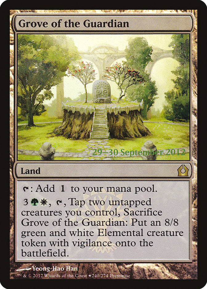 Grove of the Guardian [Return to Ravnica Prerelease Promos] - The Mythic Store | 24h Order Processing