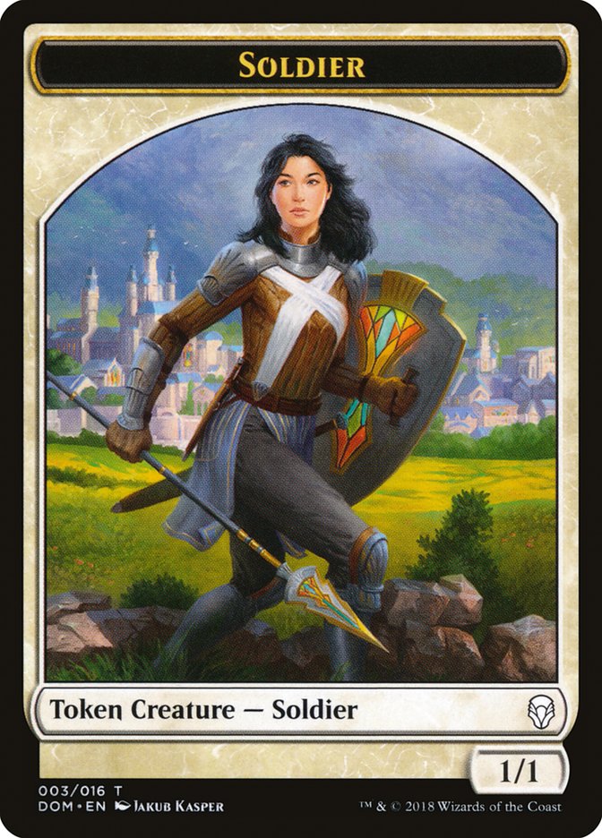 Soldier Token [Dominaria Tokens] - The Mythic Store | 24h Order Processing