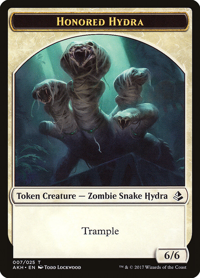 Honored Hydra // Warrior Double-Sided Token [Amonkhet Tokens] - The Mythic Store | 24h Order Processing