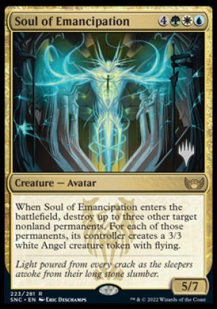 Soul of Emancipation (Promo Pack) [Streets of New Capenna Promos] - The Mythic Store | 24h Order Processing