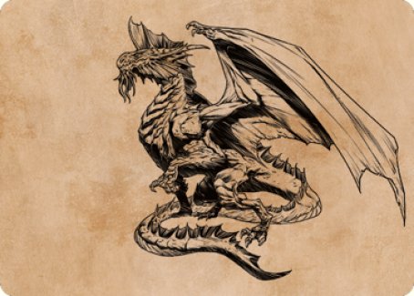 Ancient Silver Dragon Art Card (47) [Commander Legends: Battle for Baldur's Gate Art Series] - The Mythic Store | 24h Order Processing