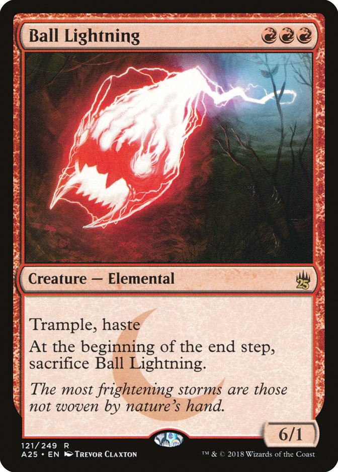 Ball Lightning [Masters 25] - The Mythic Store | 24h Order Processing