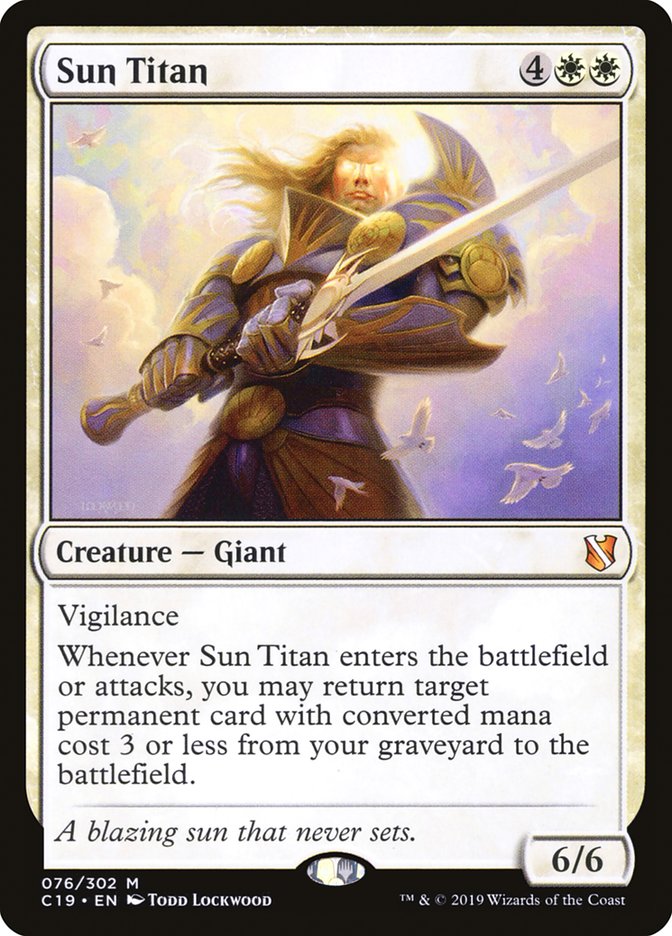 Sun Titan [Commander 2019] - The Mythic Store | 24h Order Processing