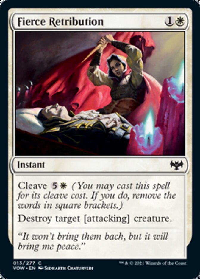 Fierce Retribution [Innistrad: Crimson Vow] - The Mythic Store | 24h Order Processing