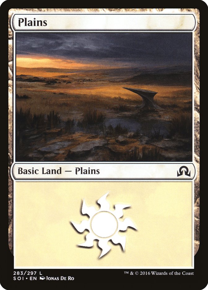 Plains (283) [Shadows over Innistrad] - The Mythic Store | 24h Order Processing