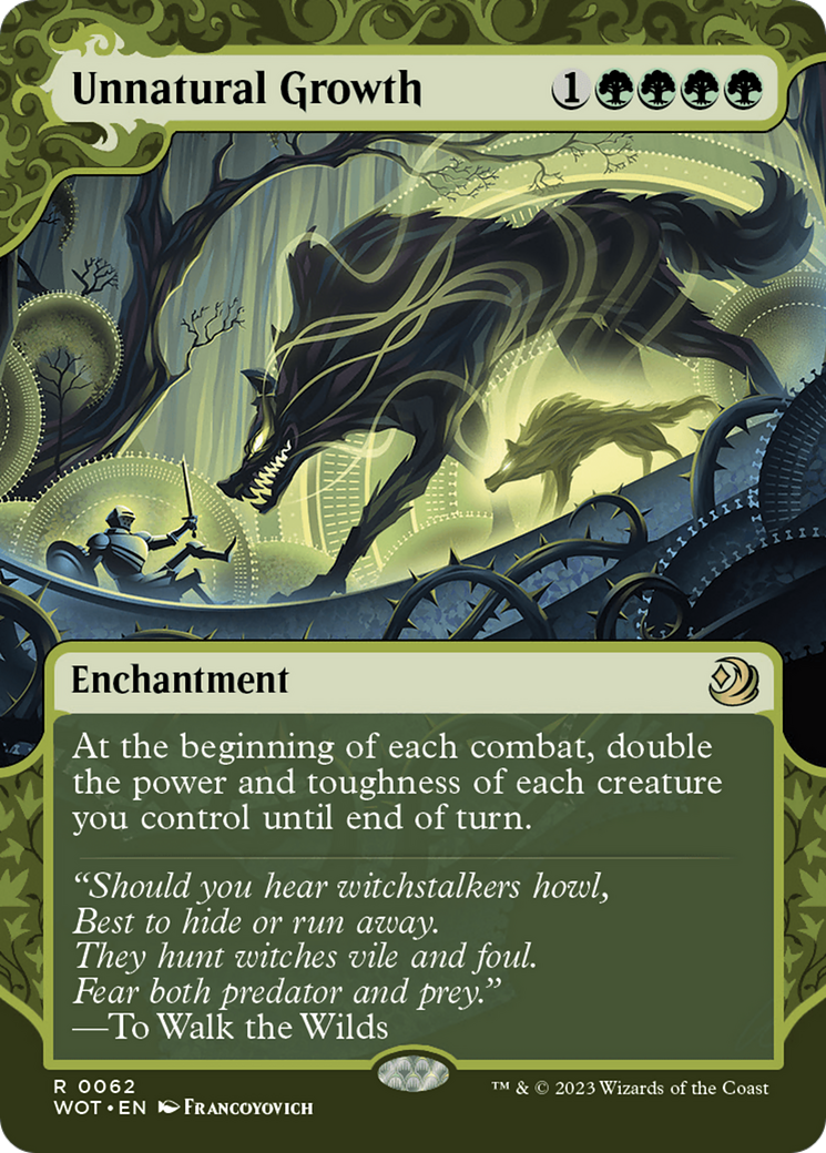 Unnatural Growth [Wilds of Eldraine: Enchanting Tales] - The Mythic Store | 24h Order Processing