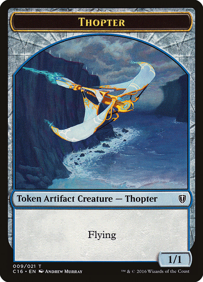 Daretti, Scrap Savant Emblem // Thopter Double-Sided Token [Commander 2016 Tokens] - The Mythic Store | 24h Order Processing
