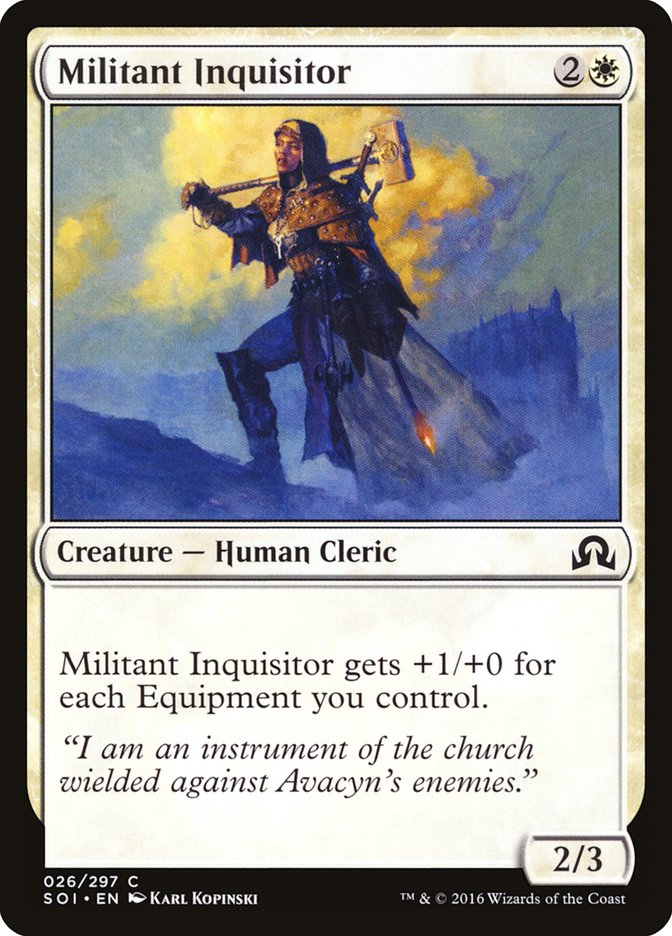 Militant Inquisitor [Shadows over Innistrad] - The Mythic Store | 24h Order Processing