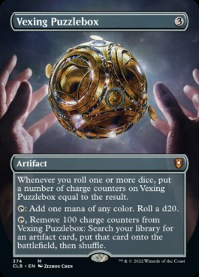 Vexing Puzzlebox (Borderless Alternate Art) [Commander Legends: Battle for Baldur's Gate] - The Mythic Store | 24h Order Processing