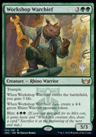 Workshop Warchief (Promo Pack) [Streets of New Capenna Promos] - The Mythic Store | 24h Order Processing